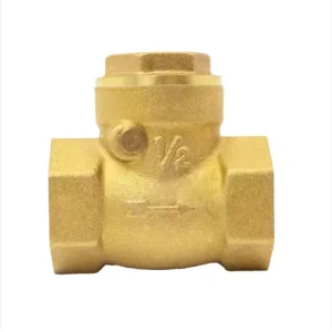 swing check valve 16 bar brass disc one way none return valve for water media