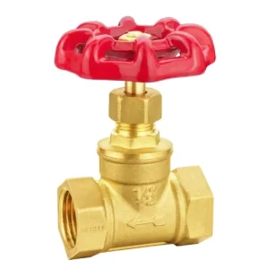 manual operation brass flow control block stop valve for hvac systems