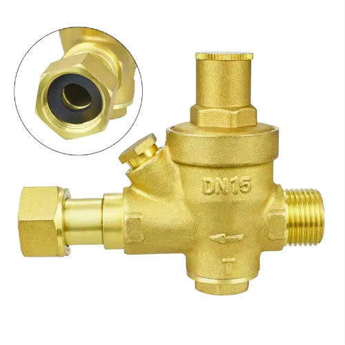 PRV Brass Adjustable Water Pressure Reducing Regulator Valve Male Thread Medium Temperature