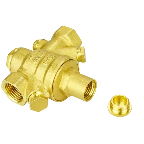 BSP Female Thread Adjustable Pressure Regulator Water Pressure Reducing Valve With Double Gauge