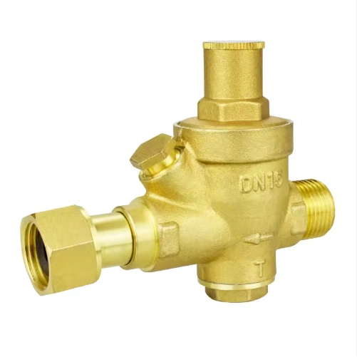 PRV Brass Adjustable Water Pressure Reducing Regulator Valve Male Thread Medium Temperature